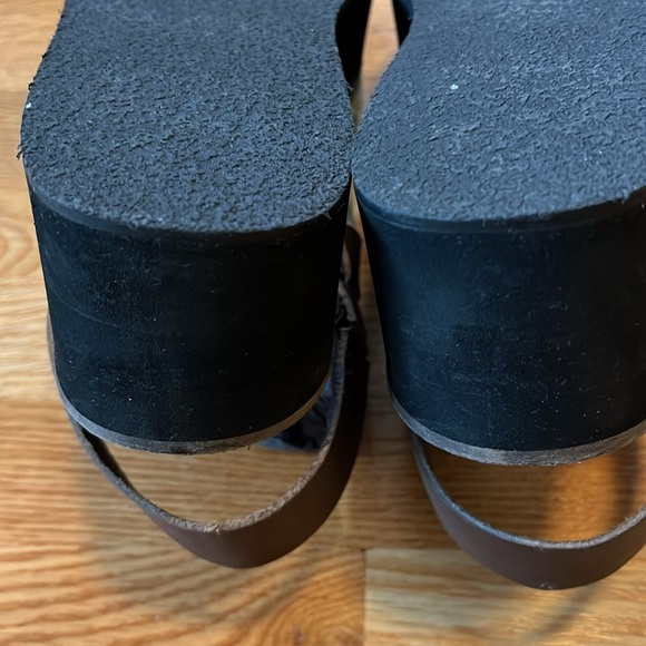 Free People Astrid Platform Mules Size 9.5 NEW - Picture 12 of 16